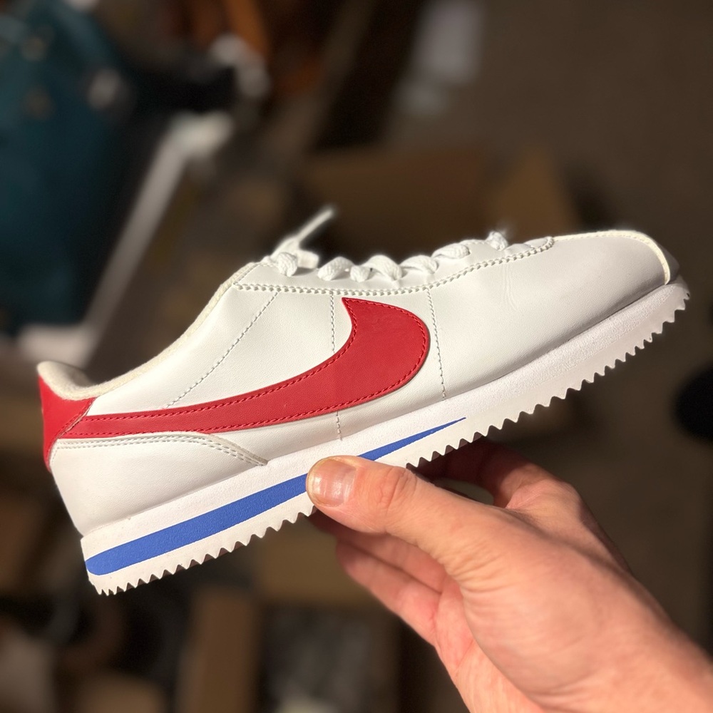 Nike “FORREST GUMPS” White and Red Cortez Sneakers Forrest Gump Certified Size 9